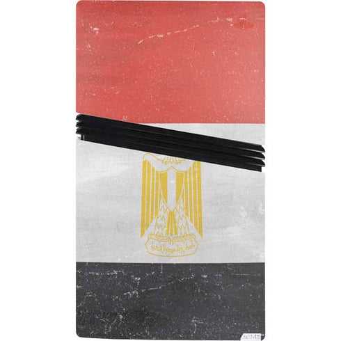 Egyptian Flag Distressed PS5 Pro Console Skin